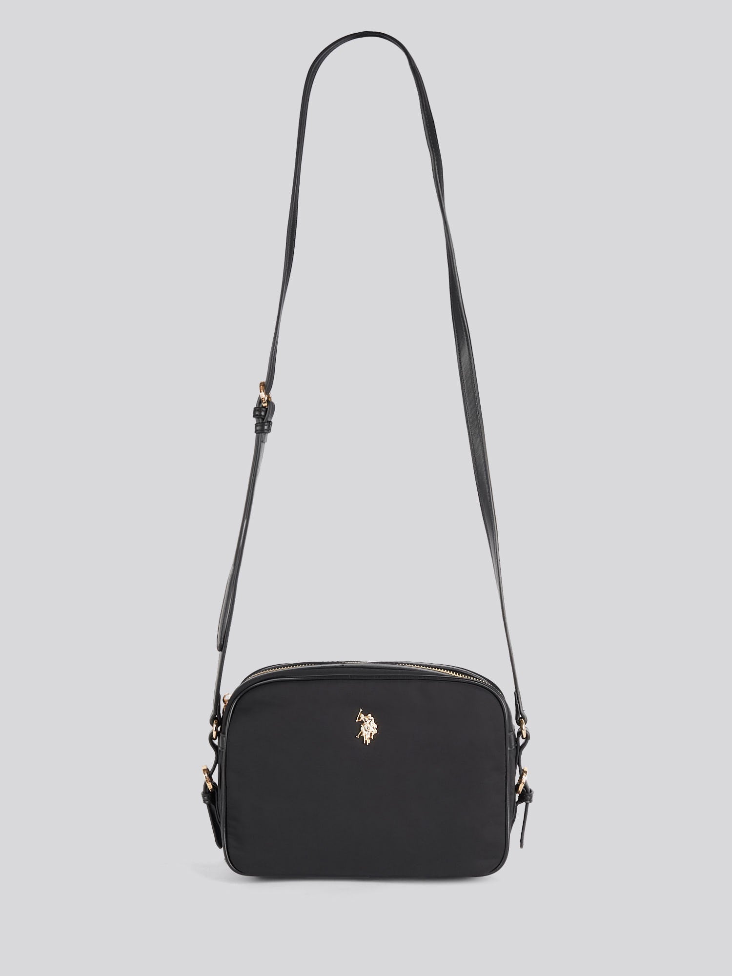 U.S. Polo Assn. Womens Houston Crossbody Bag Black