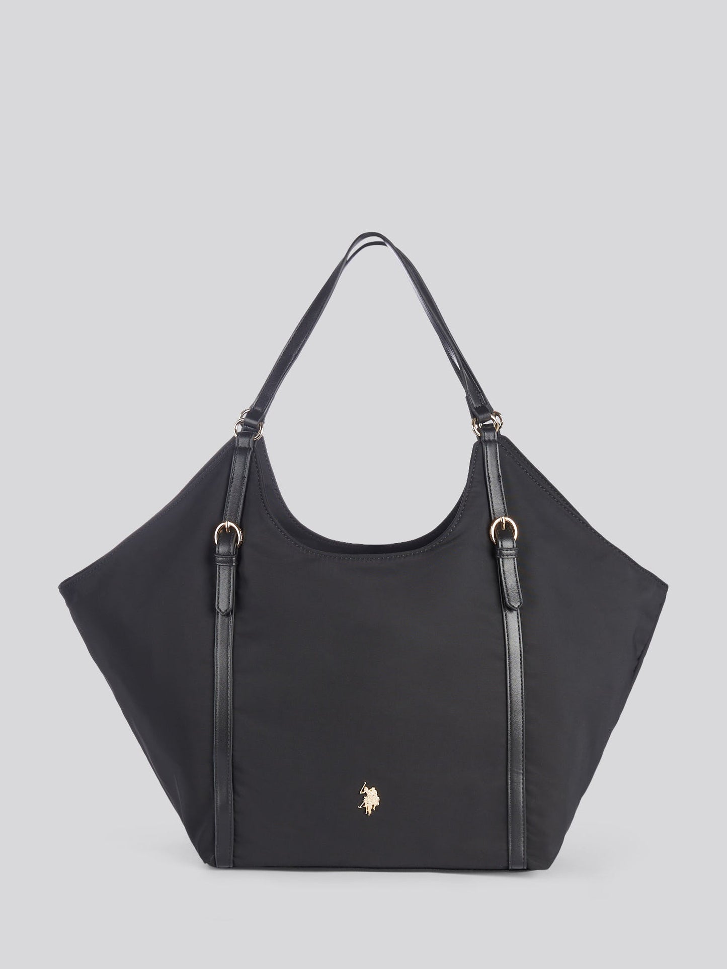 U.S. Polo Assn. Womens Houston Large Double Handle Bag Black
