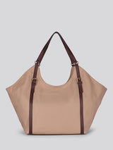 U.S. Polo Assn. Womens Houston Large Double Handle Bag Warm Taupe