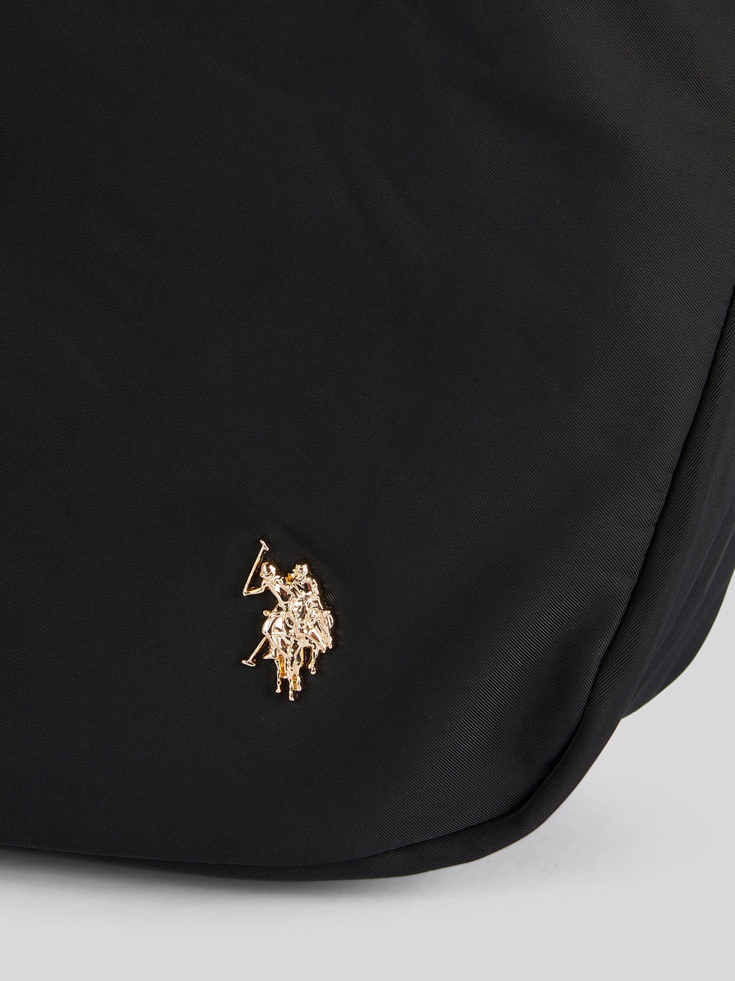 U.S. Polo Assn. Womens Houston Hobo Bag Black