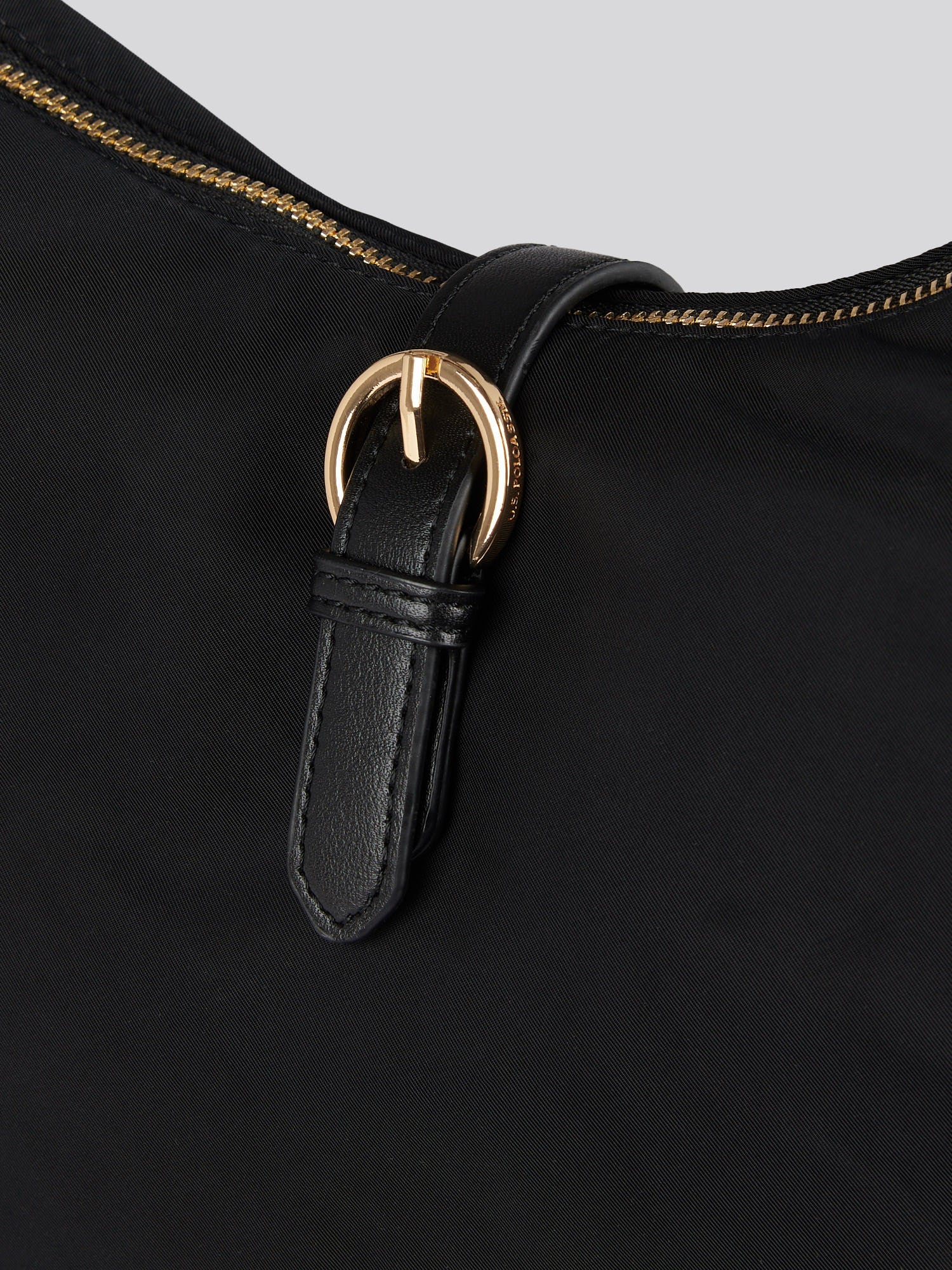U.S. Polo Assn. Womens Houston Hobo Bag Black