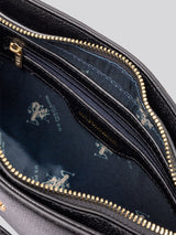 Womens Jones Small Hobo Bag w/ Chain in Black