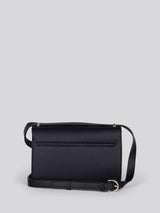 U.S. Polo Assn. Womens Jones Small Flap Crossbody Bag Black