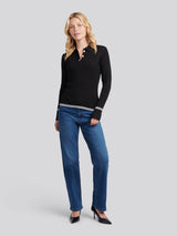 Womens Straight Fit Jean Mid Wash