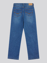 Womens Straight Fit Jean Mid Wash