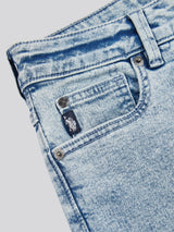 Womens Straight Fit Jean Stone Wash WUP