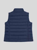 Womens Lightweight Puffer Gilet in Navy Iris