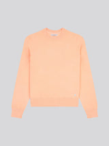 Womens Crew Neck Jumper in Peach Nectar