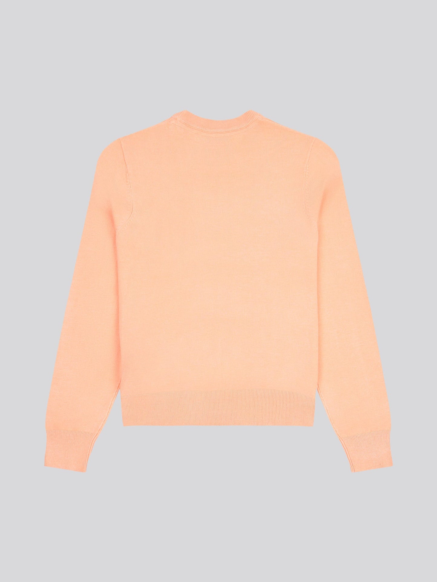 Womens Crew Neck Jumper in Peach Nectar