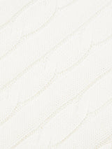 Womens Crew Neck Cable Jumper Marshmallow
