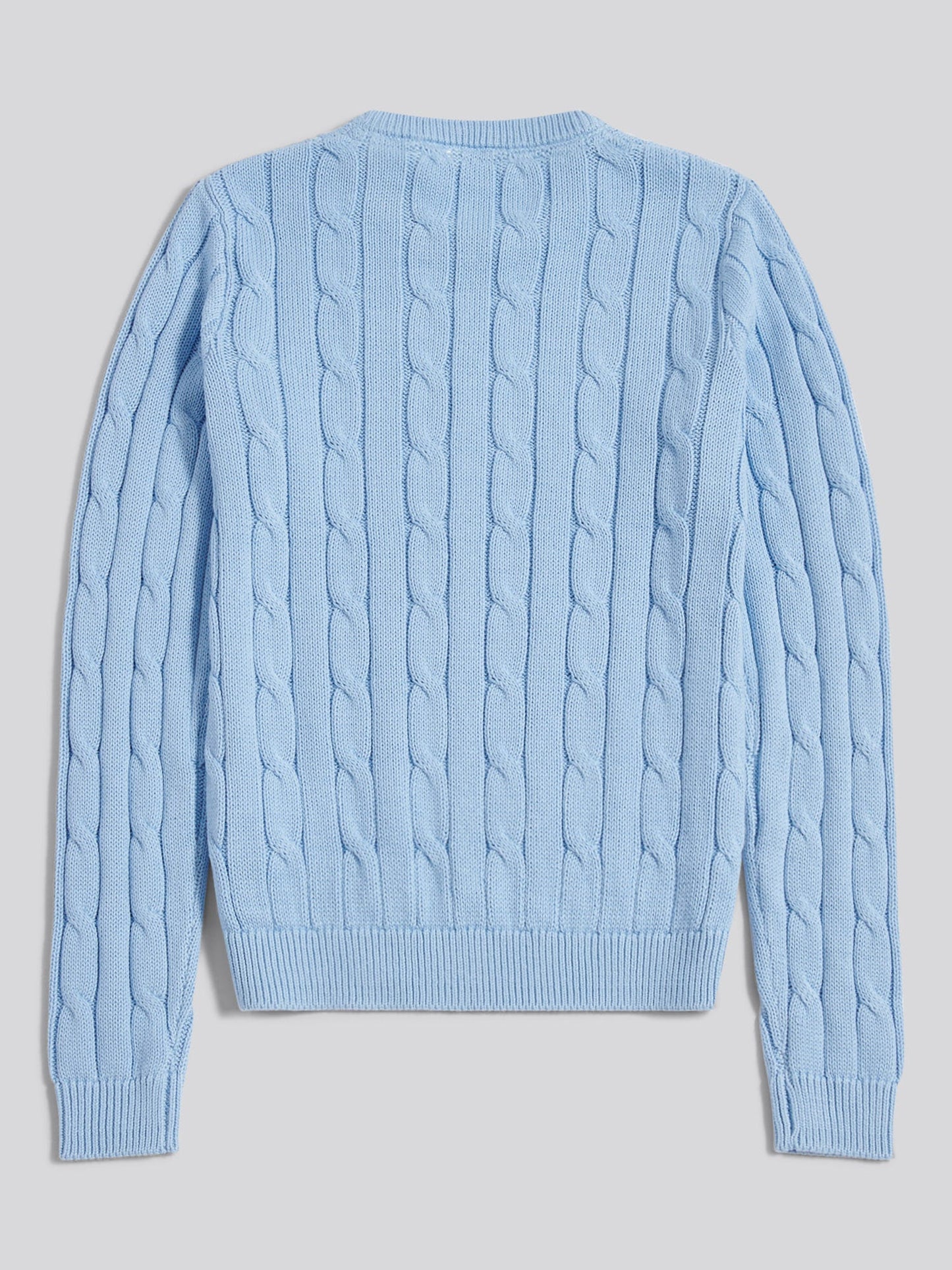 Womens Crew Neck Cable Jumper Open Air