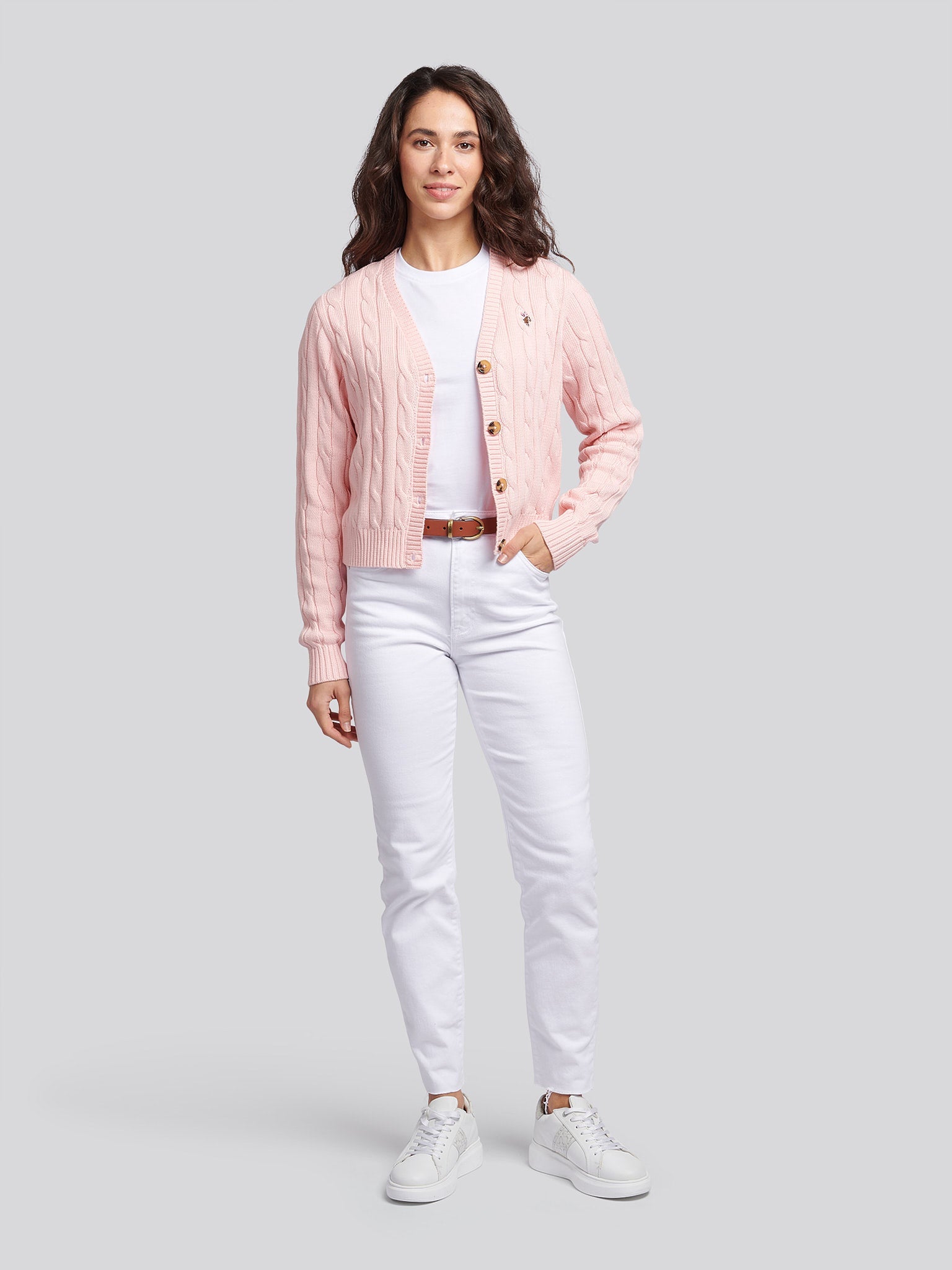 Womens Crew Neck T-Shirt Bright White