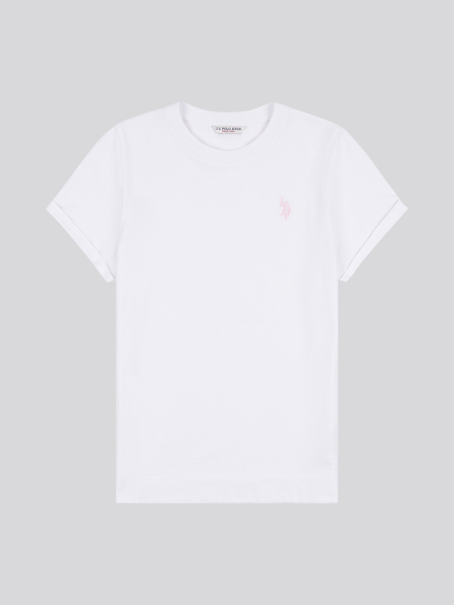 Womens Crew Neck T-Shirt Bright White
