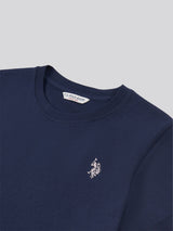 Womens Crew Neck T-Shirt Navy Iris