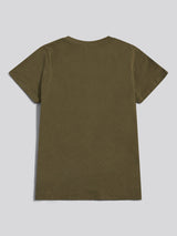 Womens V-Neck T-Shirt Kalamata Green