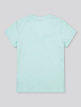Womens V-Neck T-Shirt Blue Light