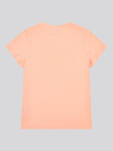 Womens V-Neck T-Shirt Peach Nectar
