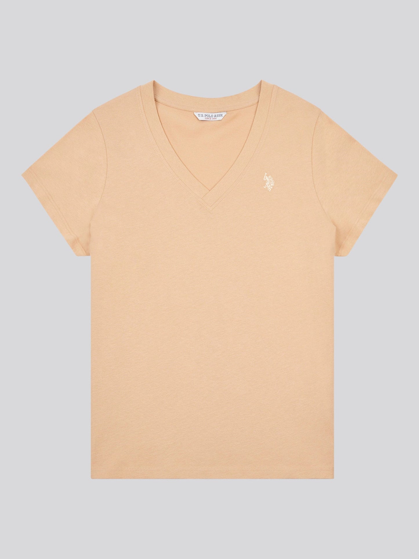 Womens V-Neck T-Shirt Cuban Sand