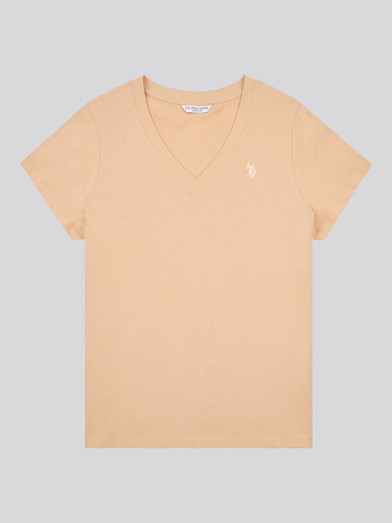 Womens V-Neck T-Shirt Cuban Sand