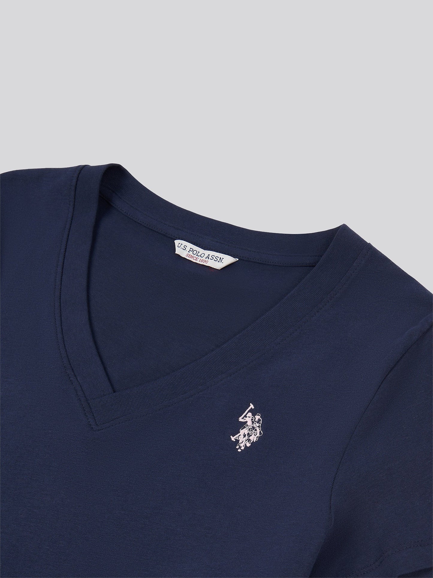 Womens V-Neck T-Shirt Navy Iris