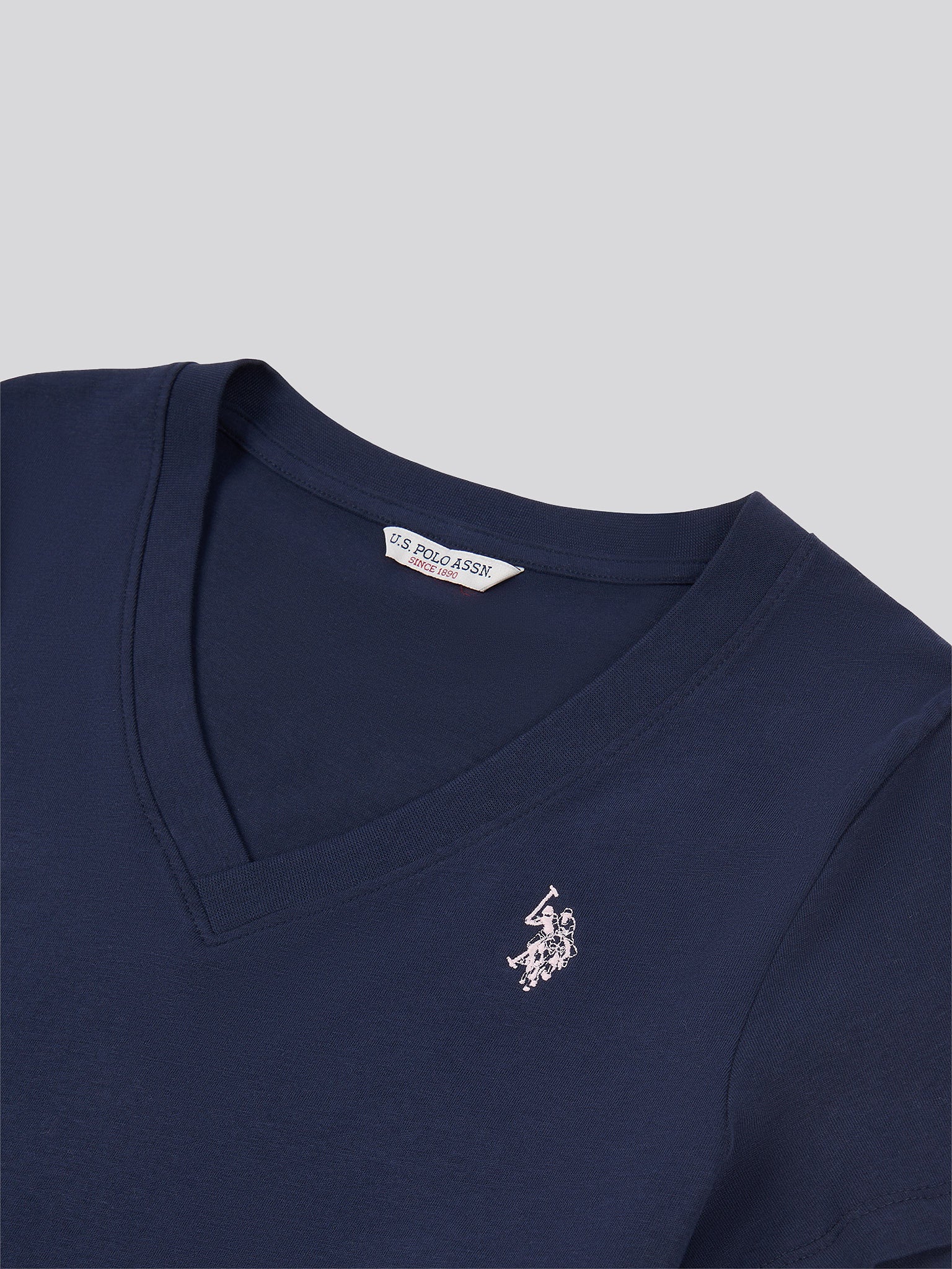 Womens V-Neck T-Shirt Navy Iris