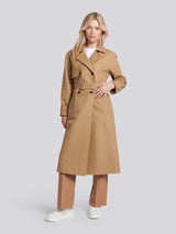 Womens Trench Coat in Incense