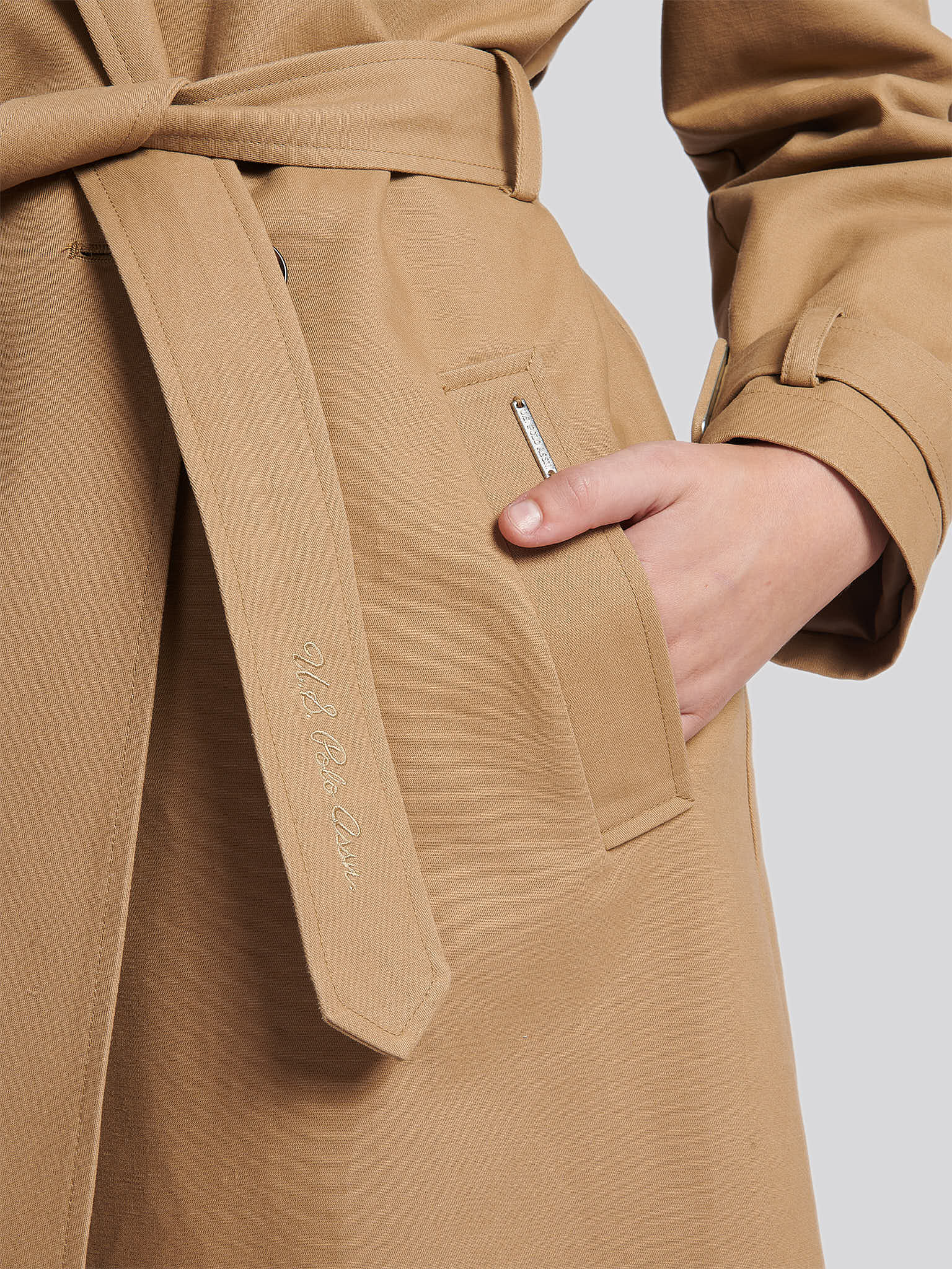 Womens Trench Coat in Incense