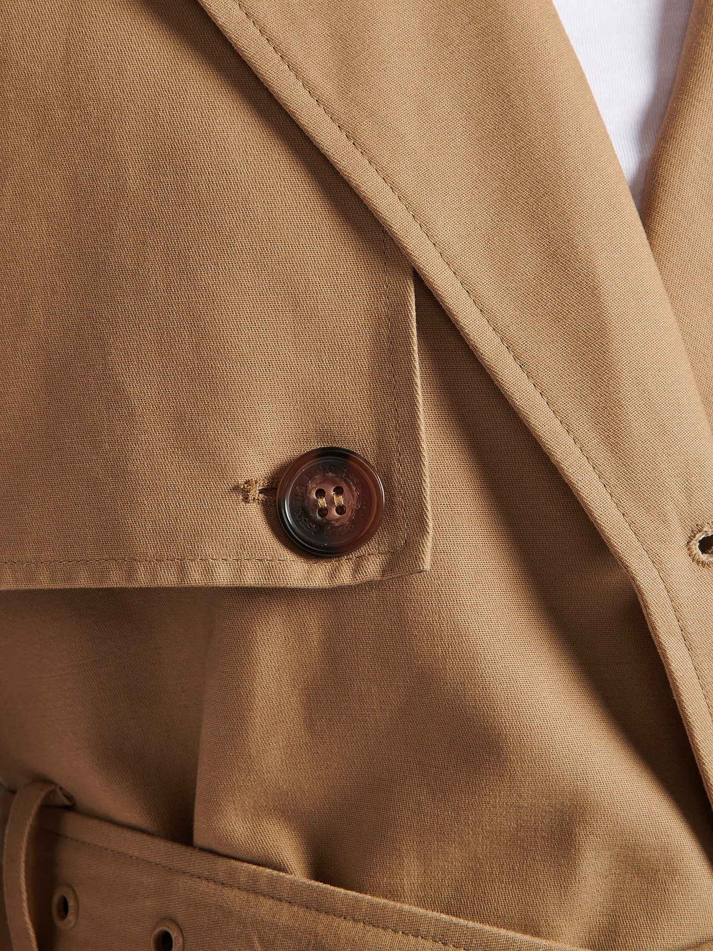 Womens Trench Coat in Incense
