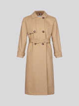 Womens Trench Coat in Incense