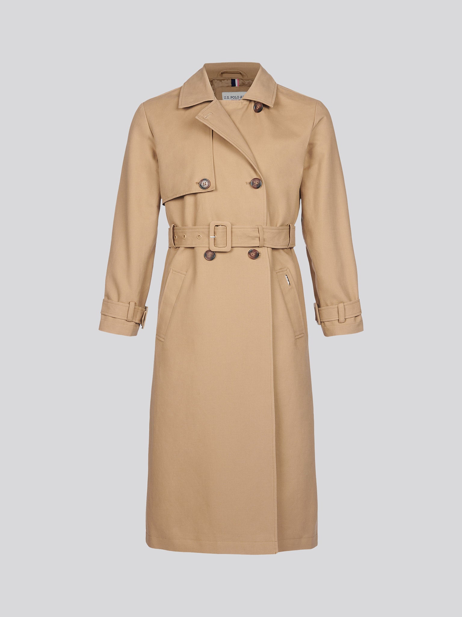 Womens Trench Coat in Incense