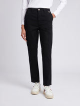 Womens Chino Trousers Black