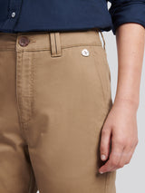 Womens Chino Trousers Sepia Tint