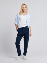 Womens Chino Trousers Navy Iris