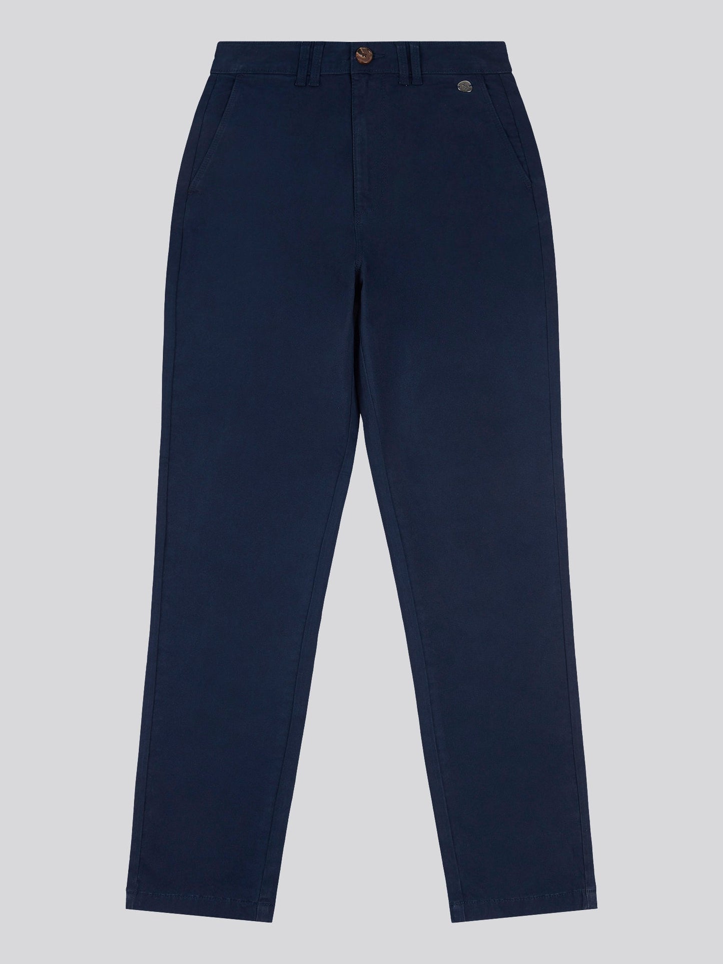 Womens Chino Trousers Navy Iris