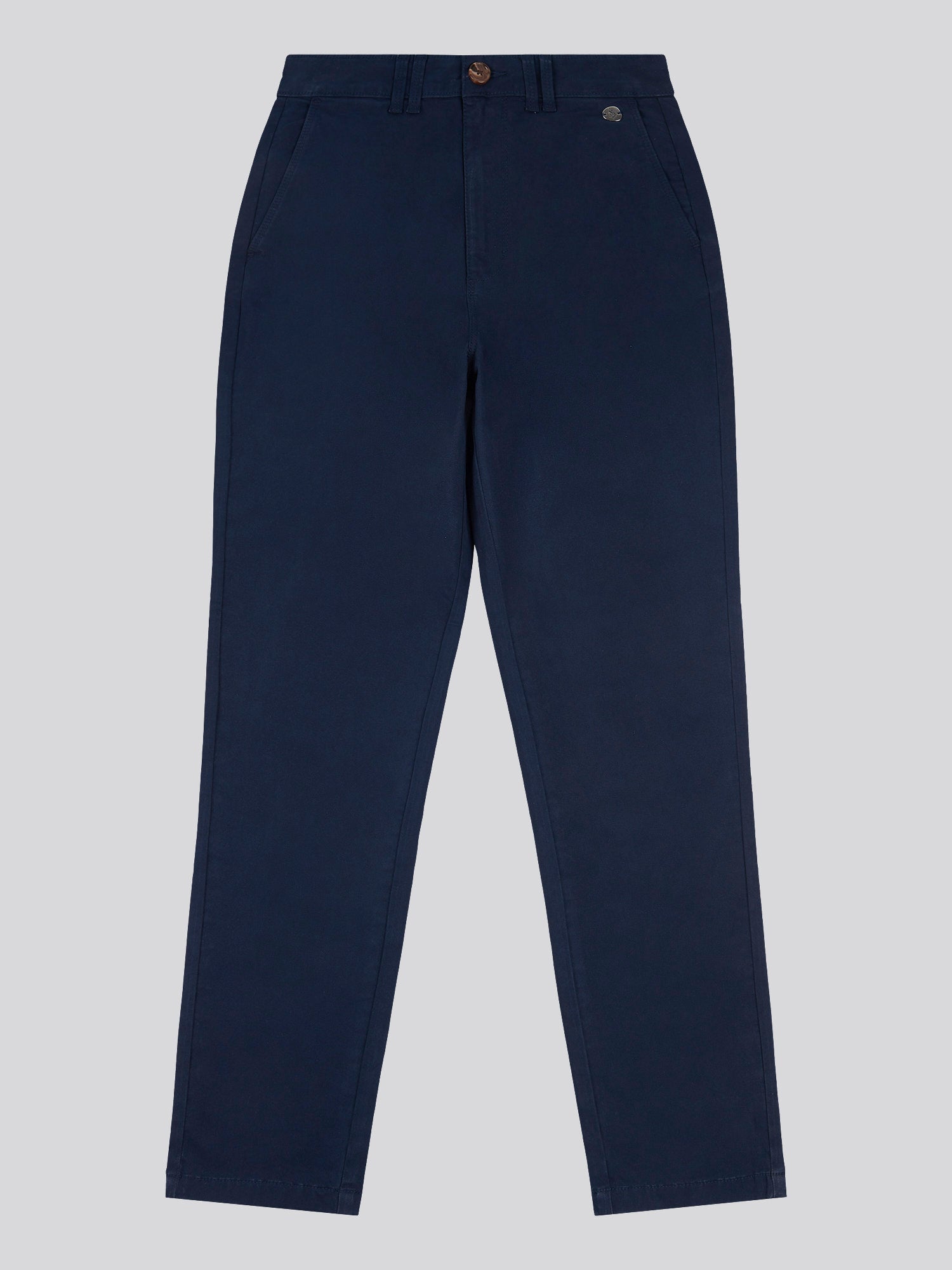 Womens Chino Trousers Navy Iris