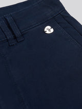 Womens Chino Trousers Navy Iris
