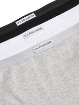 Womens 3 Pack Lace Trim Rib Shortie in Black / White / Grey