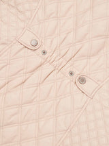 Womens Hacking Quilted Gilet in Smoke Gray