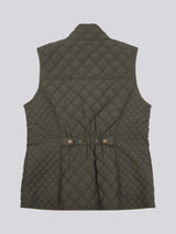Womens Hacking Quilted Gilet in Chimera