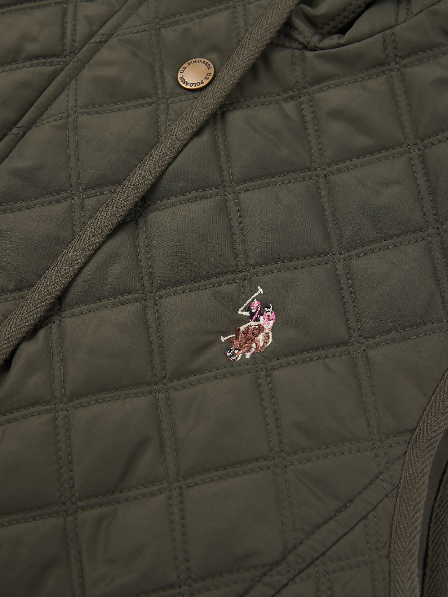 Womens Hacking Quilted Gilet in Chimera