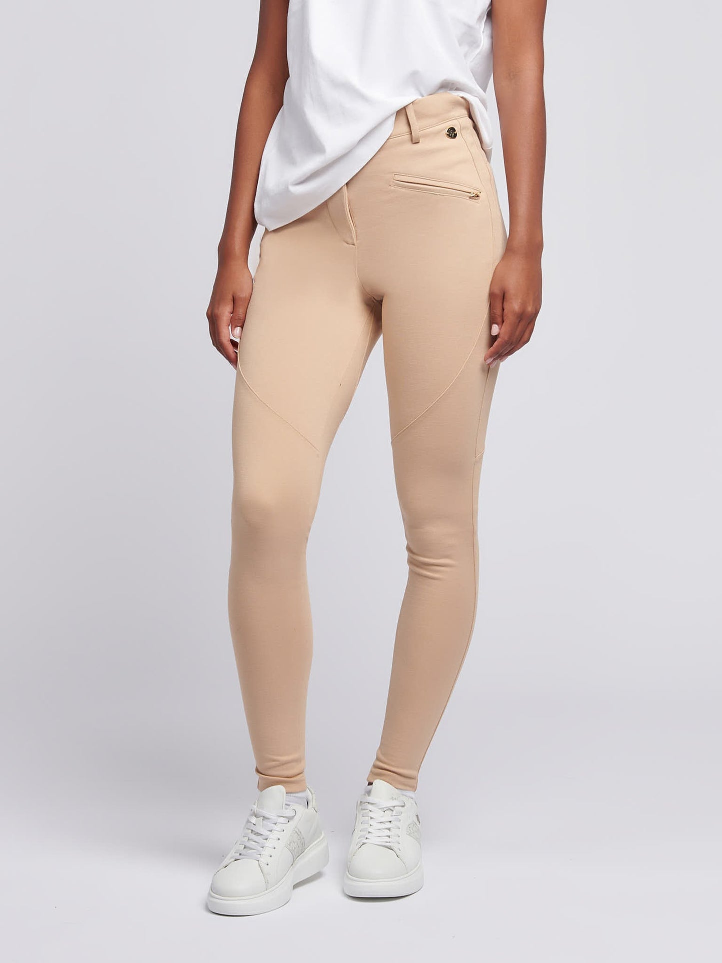 Womens Stretch Contour Formal Jodhpurs in Cuban Sand