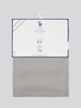 Womens Fair Isle Beanie & Scarf Set in Pearl Grey Marl