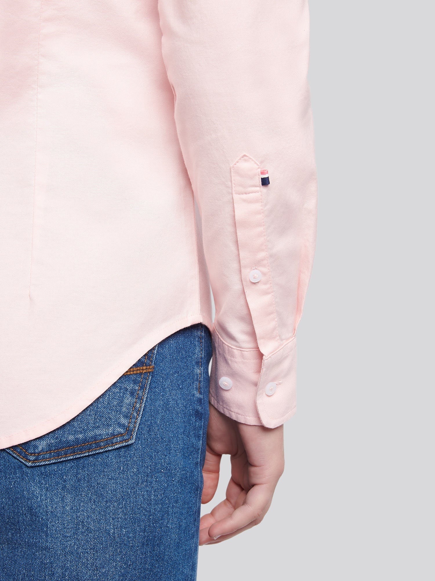 Womens Classic Fit Poplin Shirt Crystal Rose
