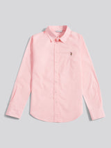 Womens Classic Fit Poplin Shirt Crystal Rose