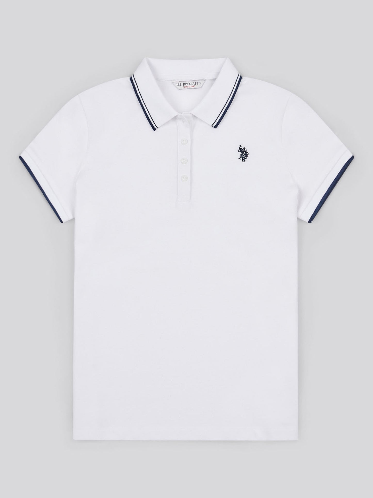 Womens Polo Shirt Bright White