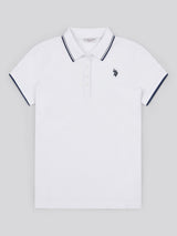Womens Polo Shirt Bright White