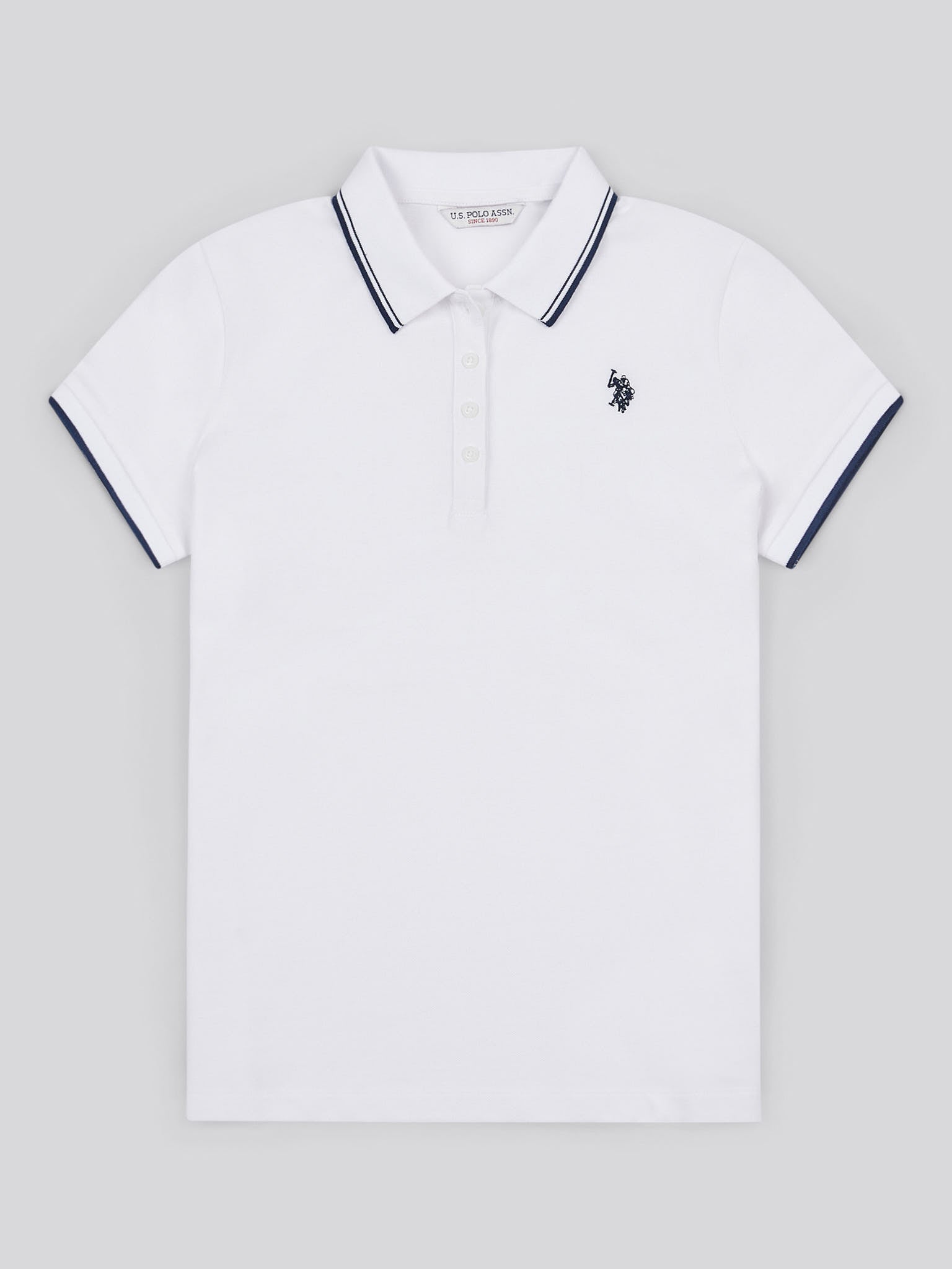 Womens Polo Shirt Bright White