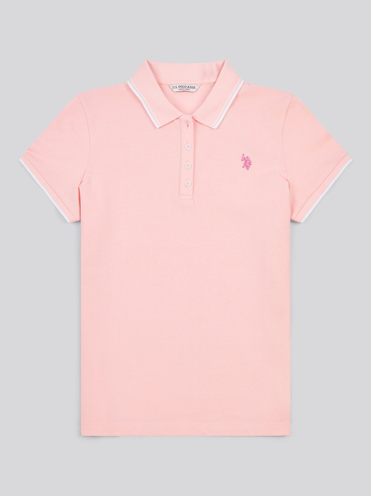 Womens Polo Shirt Crystal Rose