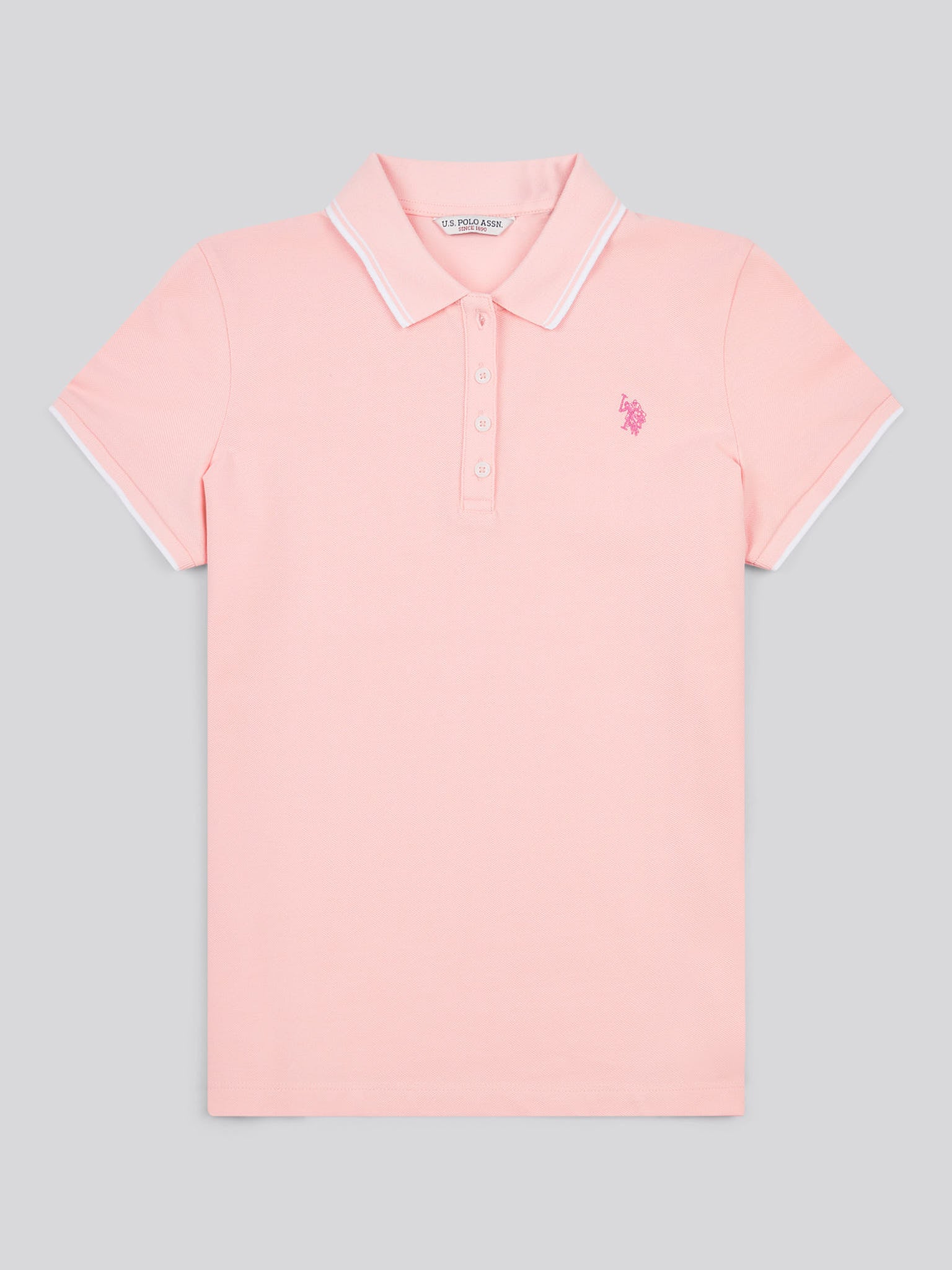Womens Polo Shirt Crystal Rose