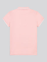 Womens Polo Shirt Crystal Rose